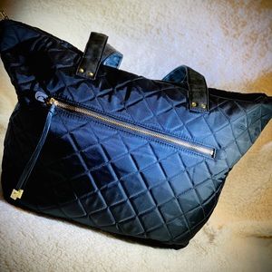 Olivia + Joy: Nylon Zsa Zsa Quilted Bag-BLK